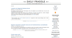 Desktop Screenshot of dailyfraggle.de