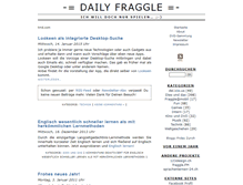 Tablet Screenshot of dailyfraggle.de